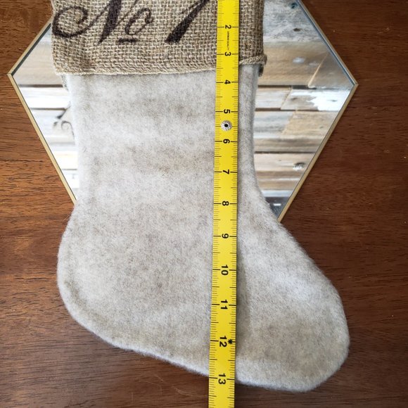 Sullivans 13" Felt & Burlap Stockings - Set of 2 - No. 1, No. 2, No. 3, No.4 NWT - Picture 9 of 11